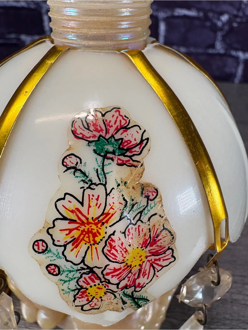 Vintage Opalescent Lamp Scent Diffuser